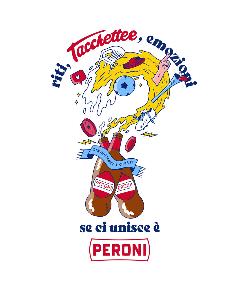 RITI, TACCHETTEE, EMOZIONI Peroni T-shirt