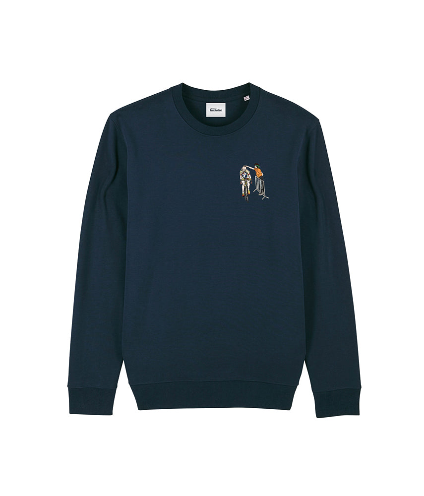 IL PEERATA Embroidered crewneck sweatshirt