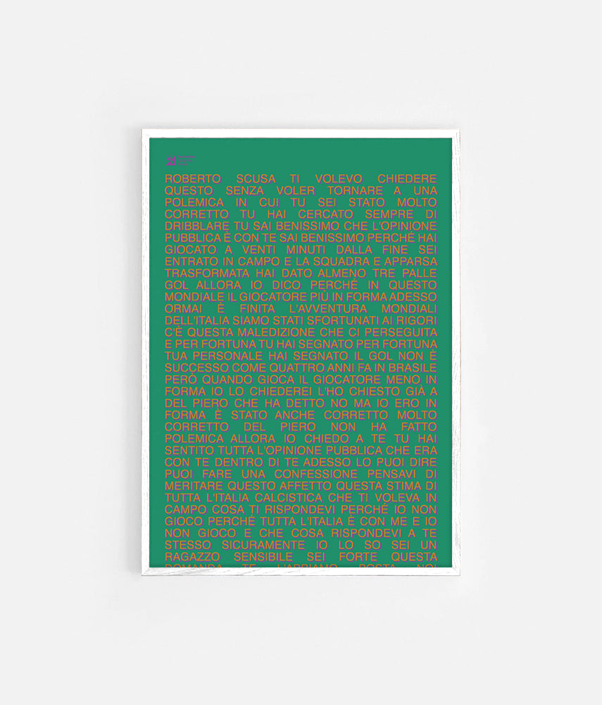 THE QUESTION Poster 50x70cm