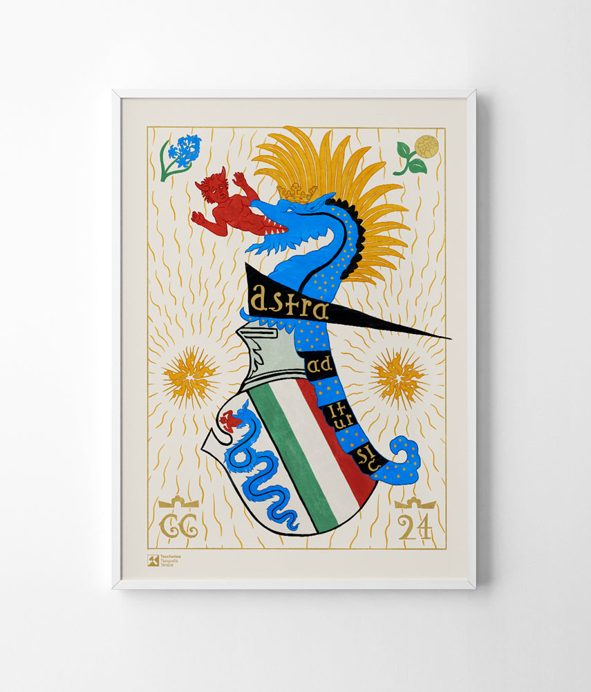 SIC ITUR AD ASTRA Poster 50x70cm
