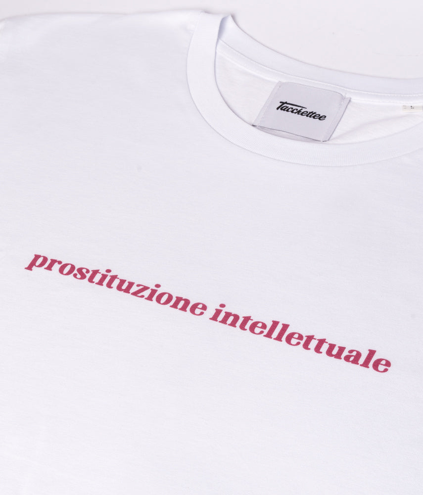 <transcy>PROSTITUZIONE INTELLETTUALE Printed T-shirt</transcy>