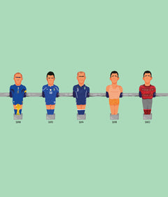 Gli anni - Tacchettee X CALCIATORIBRUTTI T-shirt stampata - Tacchettee