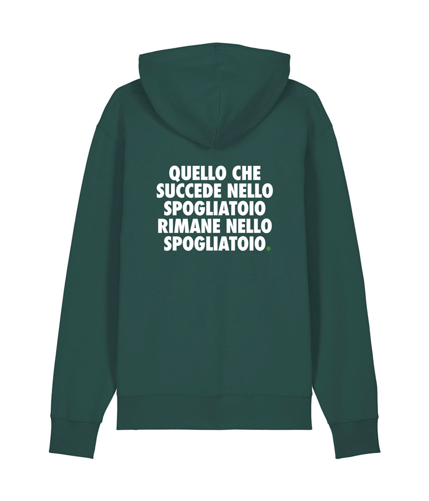 NELLO SPOGLIATOIO. Felpa cappuccio