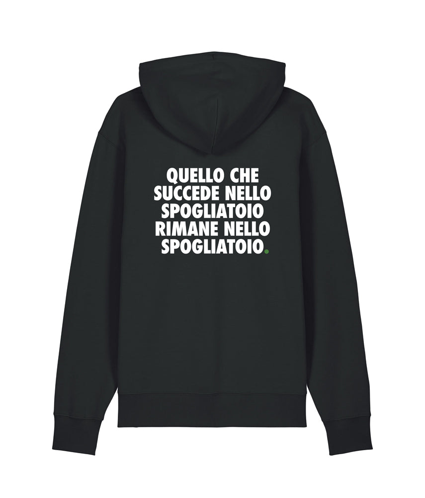 NELLO SPOGLIATOIO. Felpa cappuccio