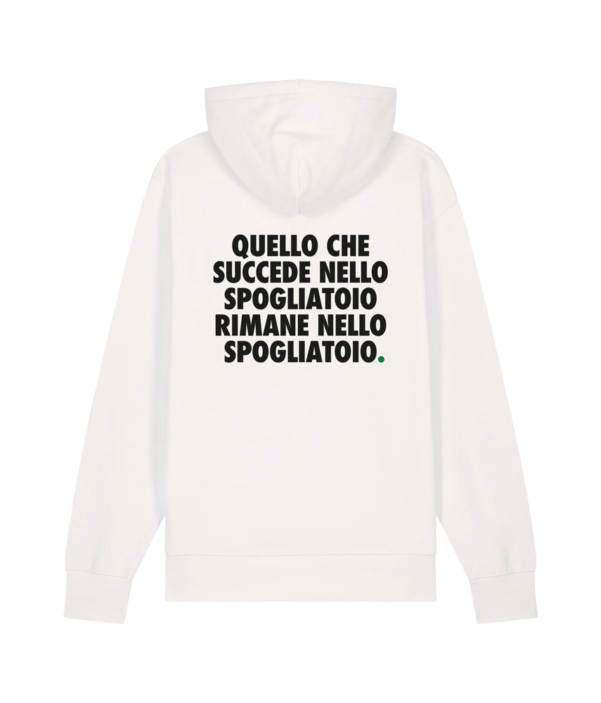 NELLO SPOGLIATOIO. Felpa cappuccio
