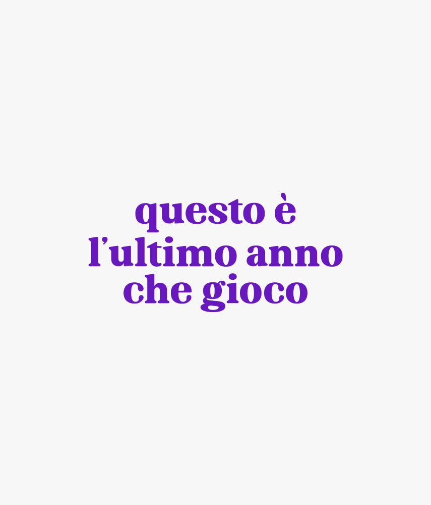 QUESTO È L'ULTIMO ANNO CHE GIOCO Sky Sport FantaShow T-shirt