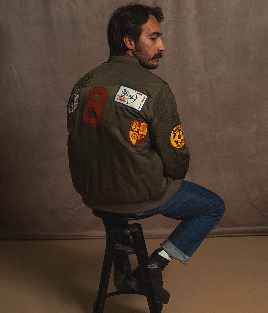 RECUPERO 04di20 Pre-loved patch bomber