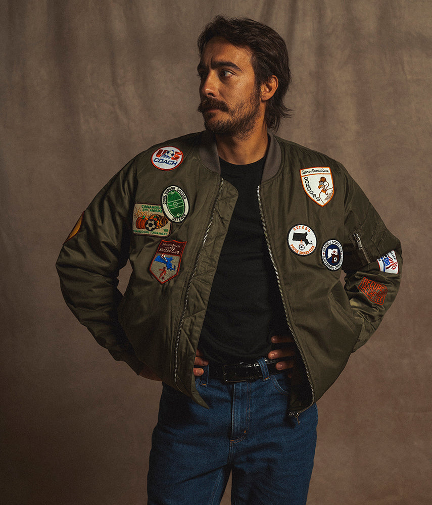 RECUPERO 04di20 Pre-loved patch bomber