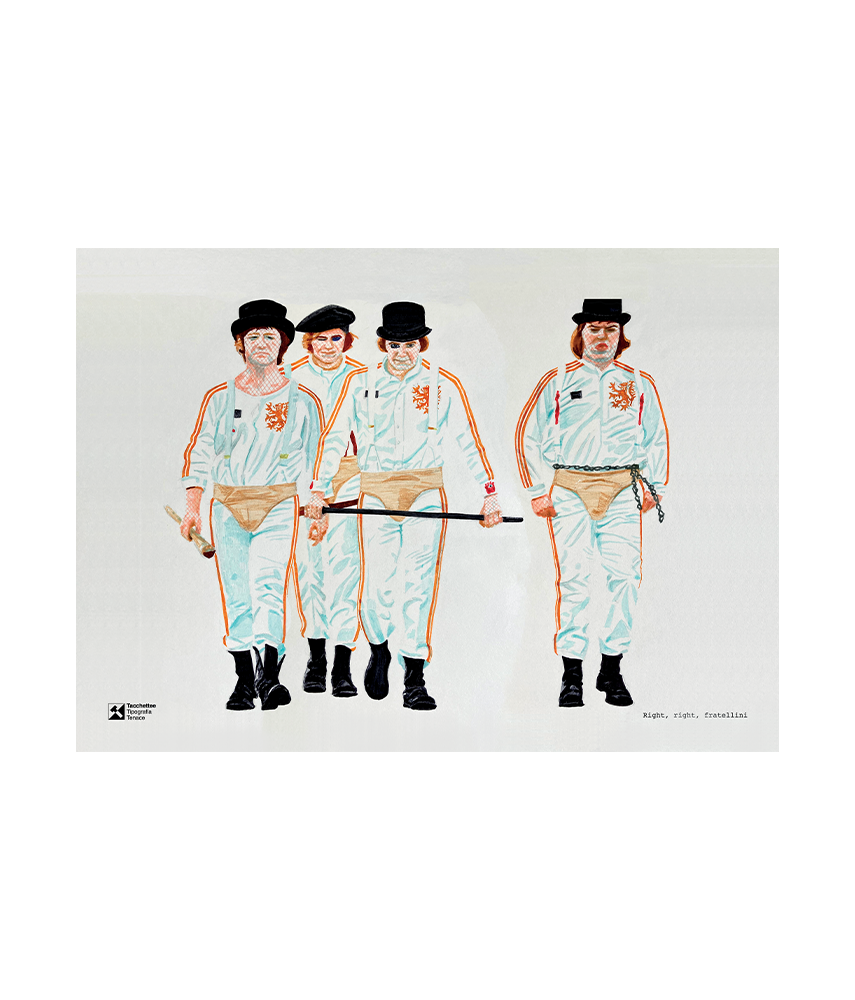 RIGHT, RIGHT, LITTLE BROTHERS Poster 70x50cm