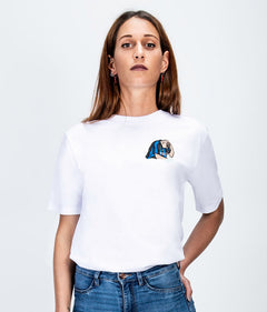 5 MAGGEEO T-shirt ricamata - Tacchettee