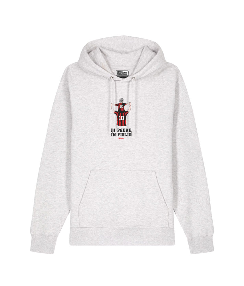 ROSSONERI DI PADRE/MADRE IN FIGLIO/A Felpa Cappuccio