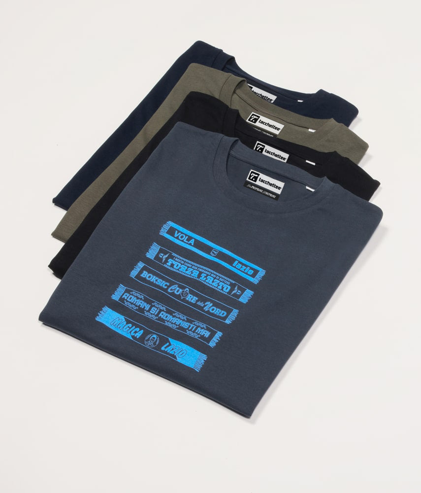 LA SCIARPATA - VOLA LAZIO T-shirt stampata - Tacchettee