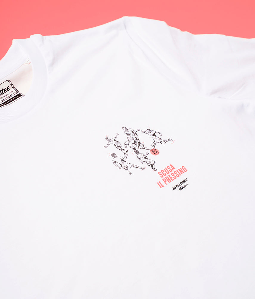 SCUSA IL PRESSING Agenzia Stanca x Tacchettee - T-shirt