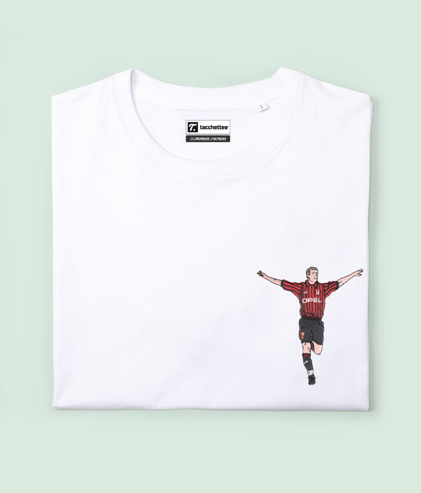 USEEGNOLO T-shirt ricamata - Tacchettee
