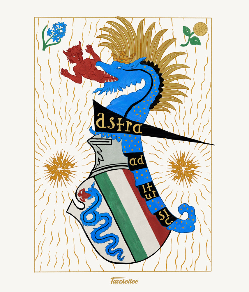 SIC ITUR AD ASTRA Felpa cappuccio