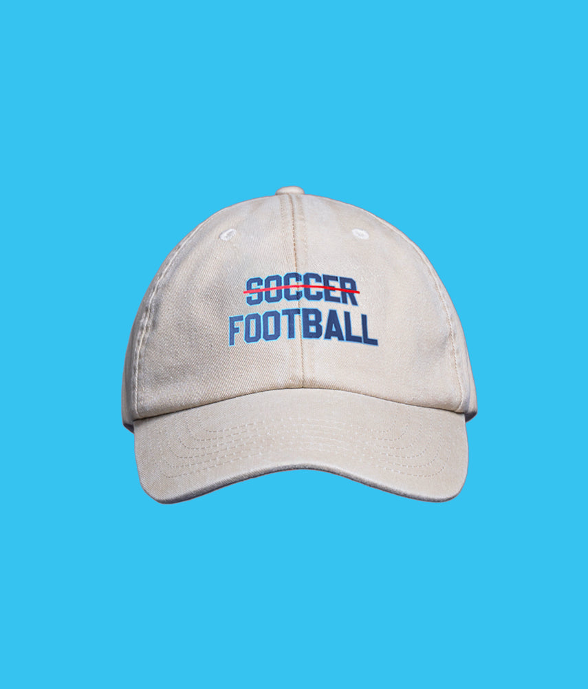 FOOTBALL IS NOT SOCCER Cappellino visiera