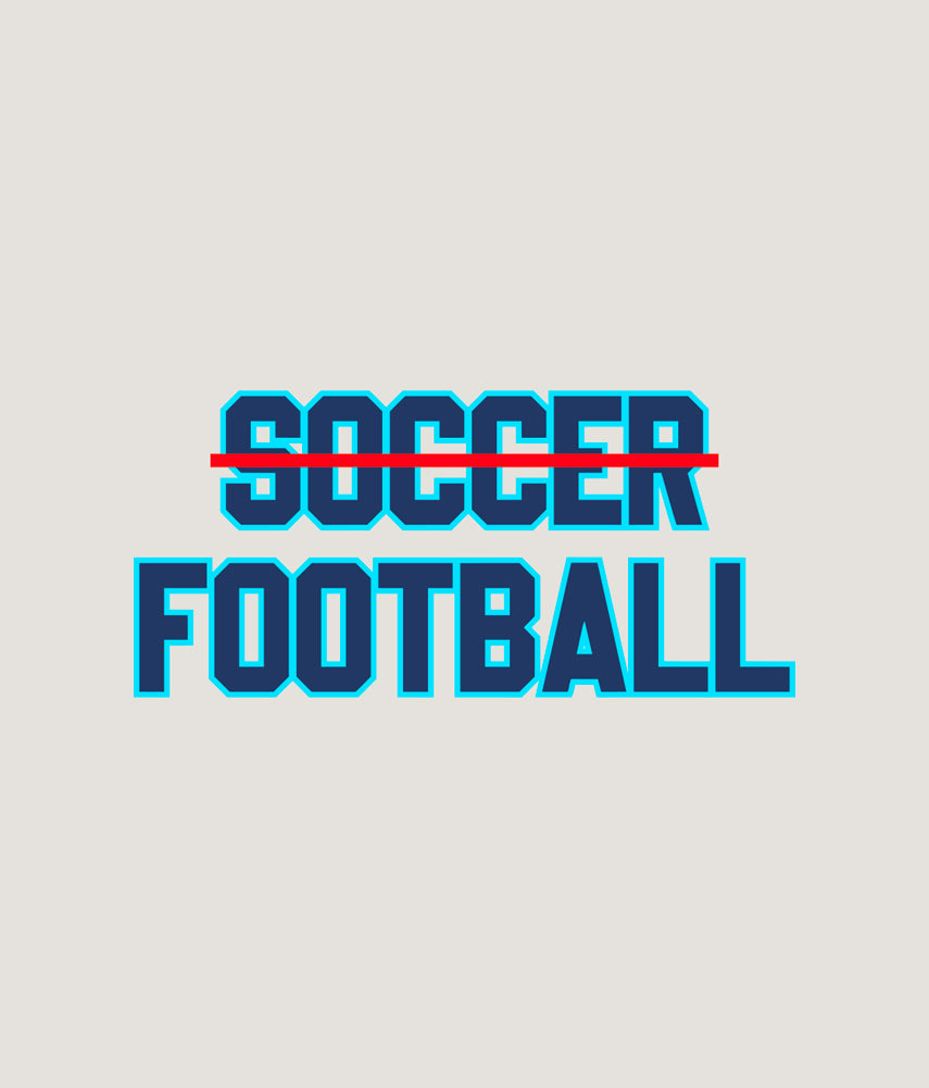 FOOTBALL IS NOT SOCCER Cappellino visiera