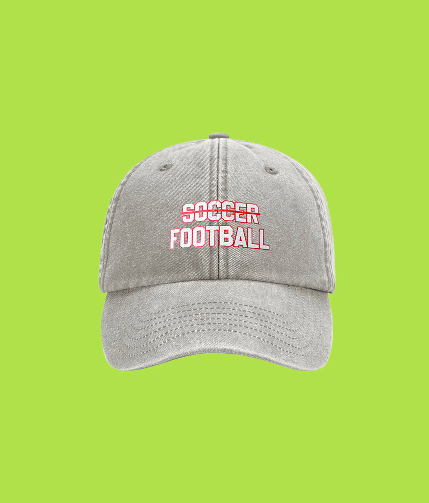 FOOTBALL IS NOT SOCCER Cappellino visiera