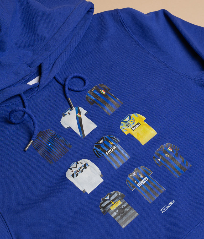 FOR THE BLACK AND BLUE SHIRT Hooded Sweatshirt