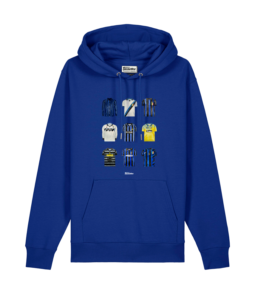 FOR THE BLACK AND BLUE SHIRT Hooded Sweatshirt
