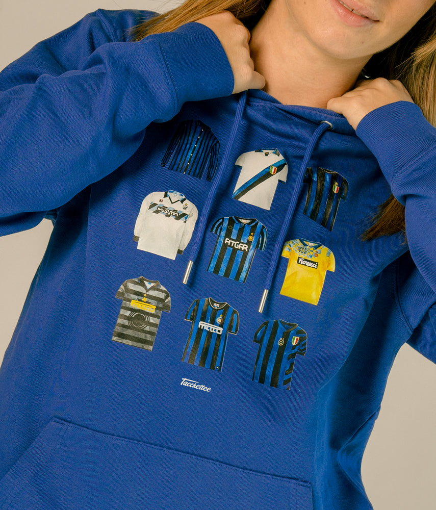 FOR THE BLACK AND BLUE SHIRT Hooded Sweatshirt