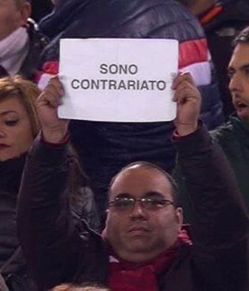 SONO CONTRARIATO Foglio A4