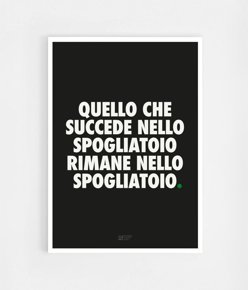 QUELLO CHE SUCCEDE NELLO SPOGLIATOIO Poster