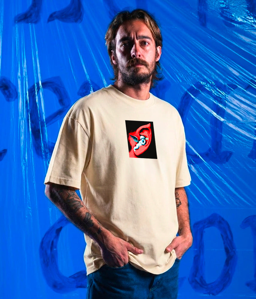 WHISPERING 21 T-shirt Boxy Fit Heavyweight