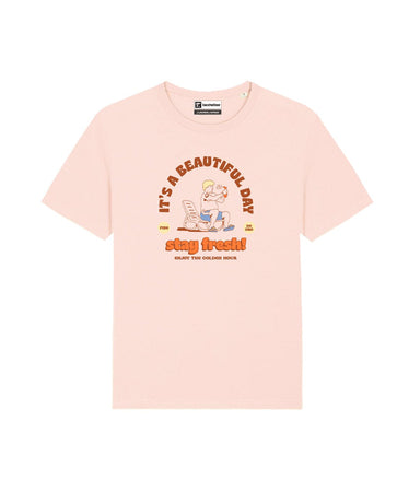STAY FRESH! (It's a beautiful day) T-shirt stampata - Tacchettee