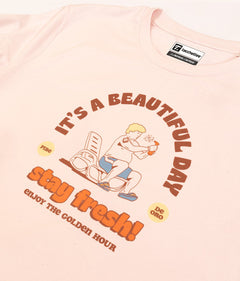 STAY FRESH! (It's a beautiful day) T-shirt stampata - Tacchettee
