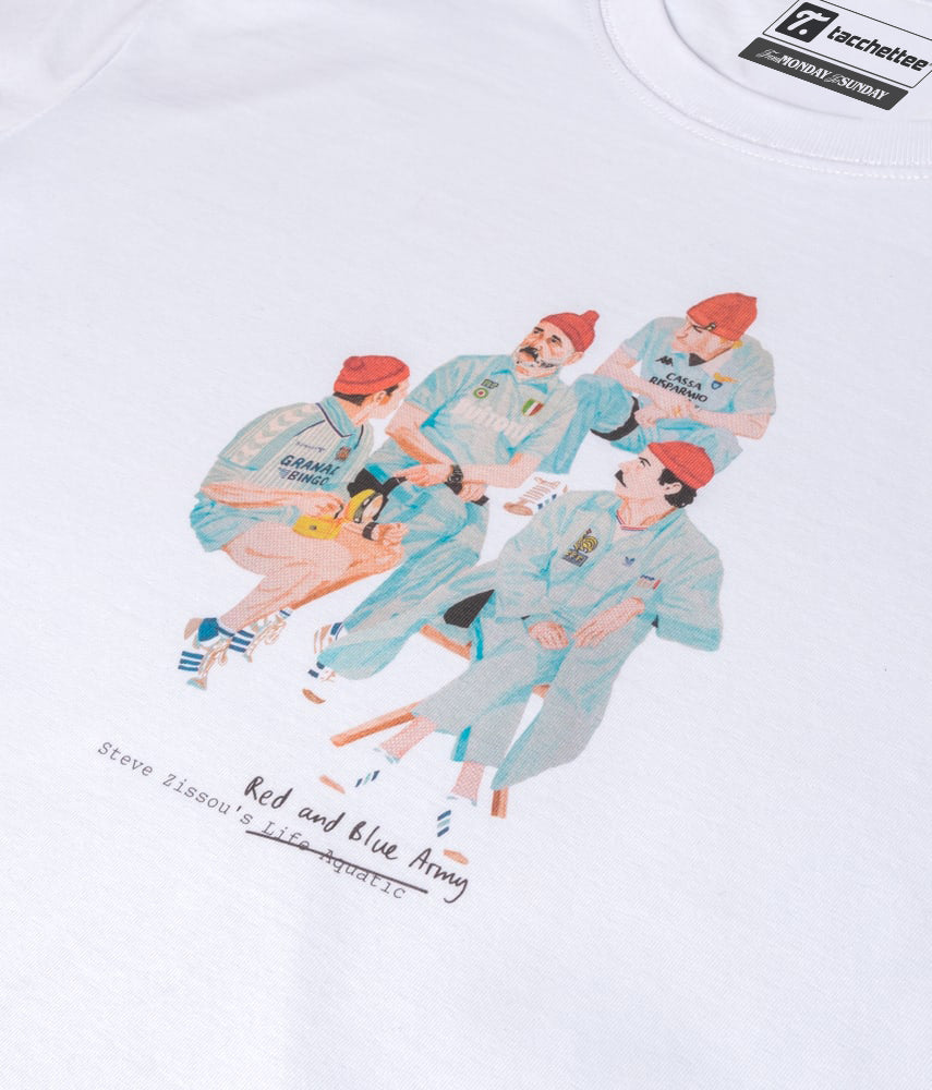 LIFE AQUATIC ARMY T-shirt stampata - Tacchettee