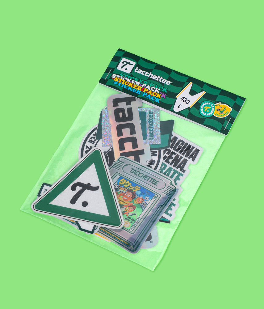 FROM MONDAY TO SUNDAY Sticker pack 16 Pezzi