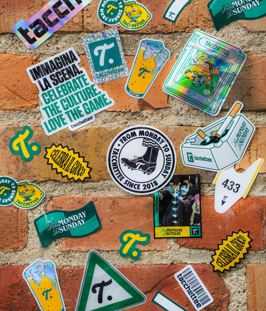 FROM MONDAY TO SUNDAY Sticker pack 16 Pezzi