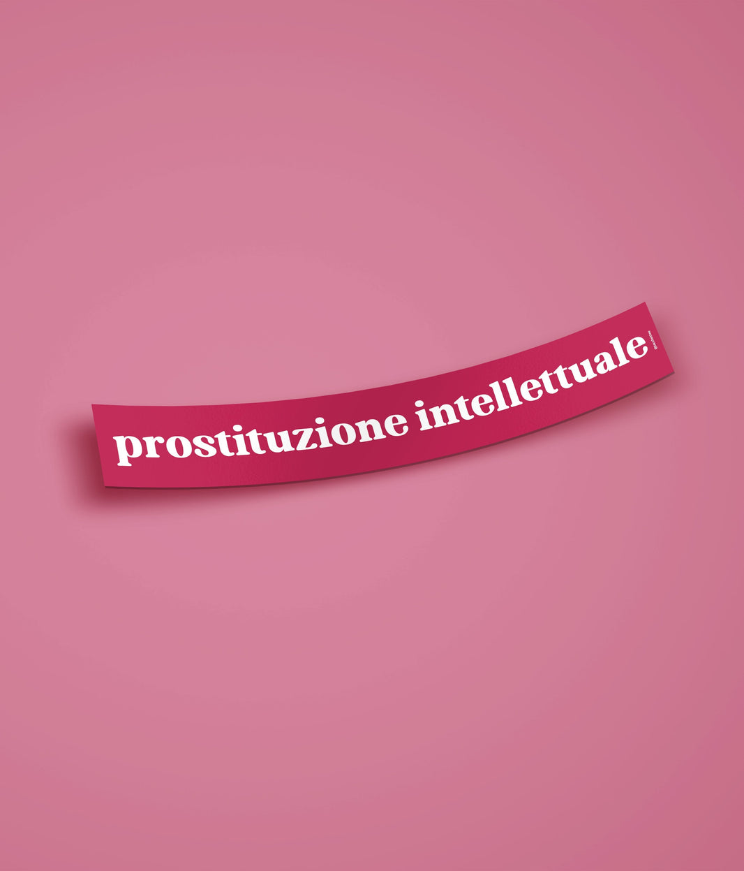 PROSTITUZIONE INTELLETTUALE Sticker - Tacchettee