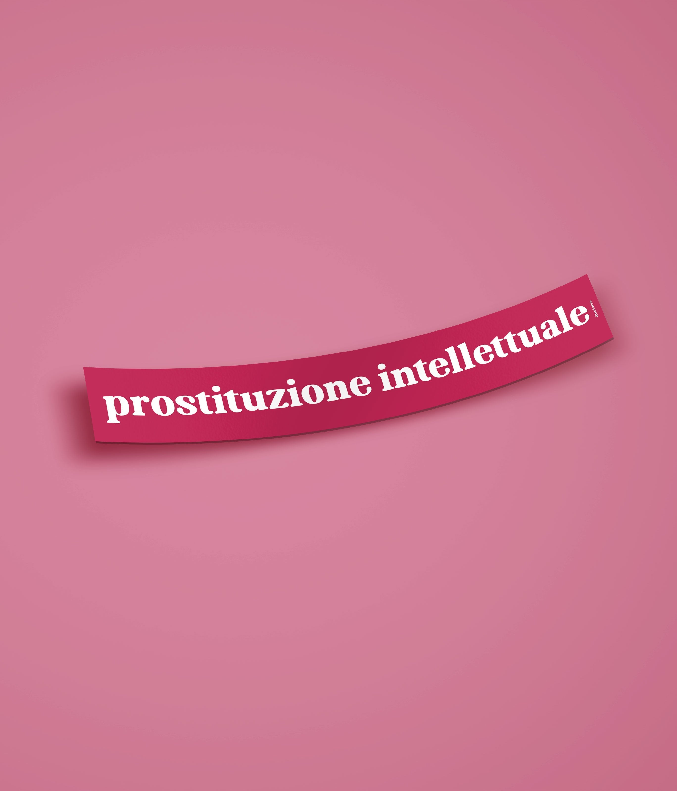 PROSTITUZIONE INTELLETTUALE Sticker - Tacchettee