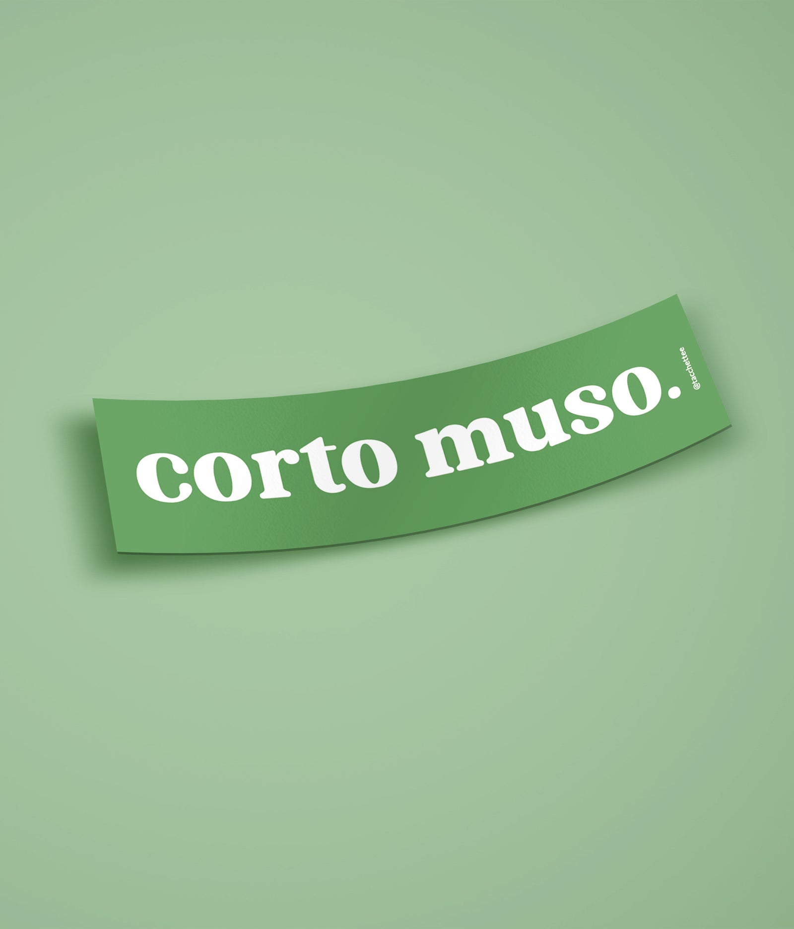 CORTO MUSO Sticker - Tacchettee
