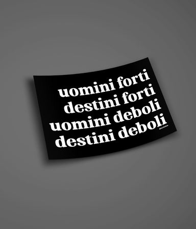 UOMINI FORTI Sticker - Tacchettee