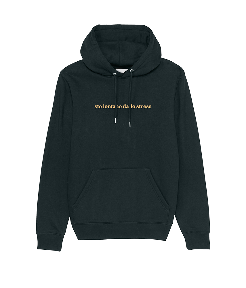 Cappuccio Felpa Im Not A Rapper I STAY AWAY FROM STRESS Hooded