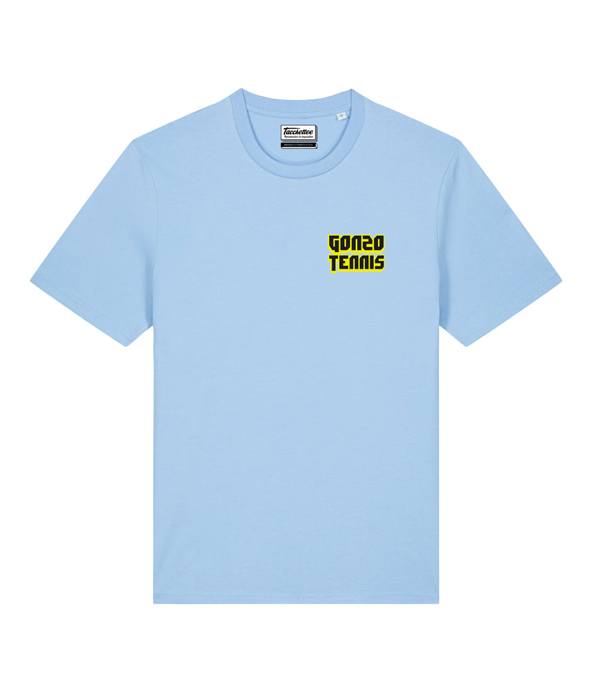 GONZO TENNIS T-shirt stampata