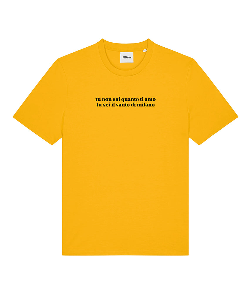 TU NON SAI QUANTO TI AMO Frase T-shirt