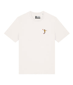 KING JAMES T-shirt ricamata