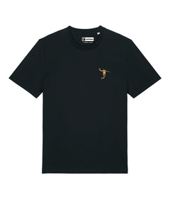 KING JAMES T-shirt ricamata