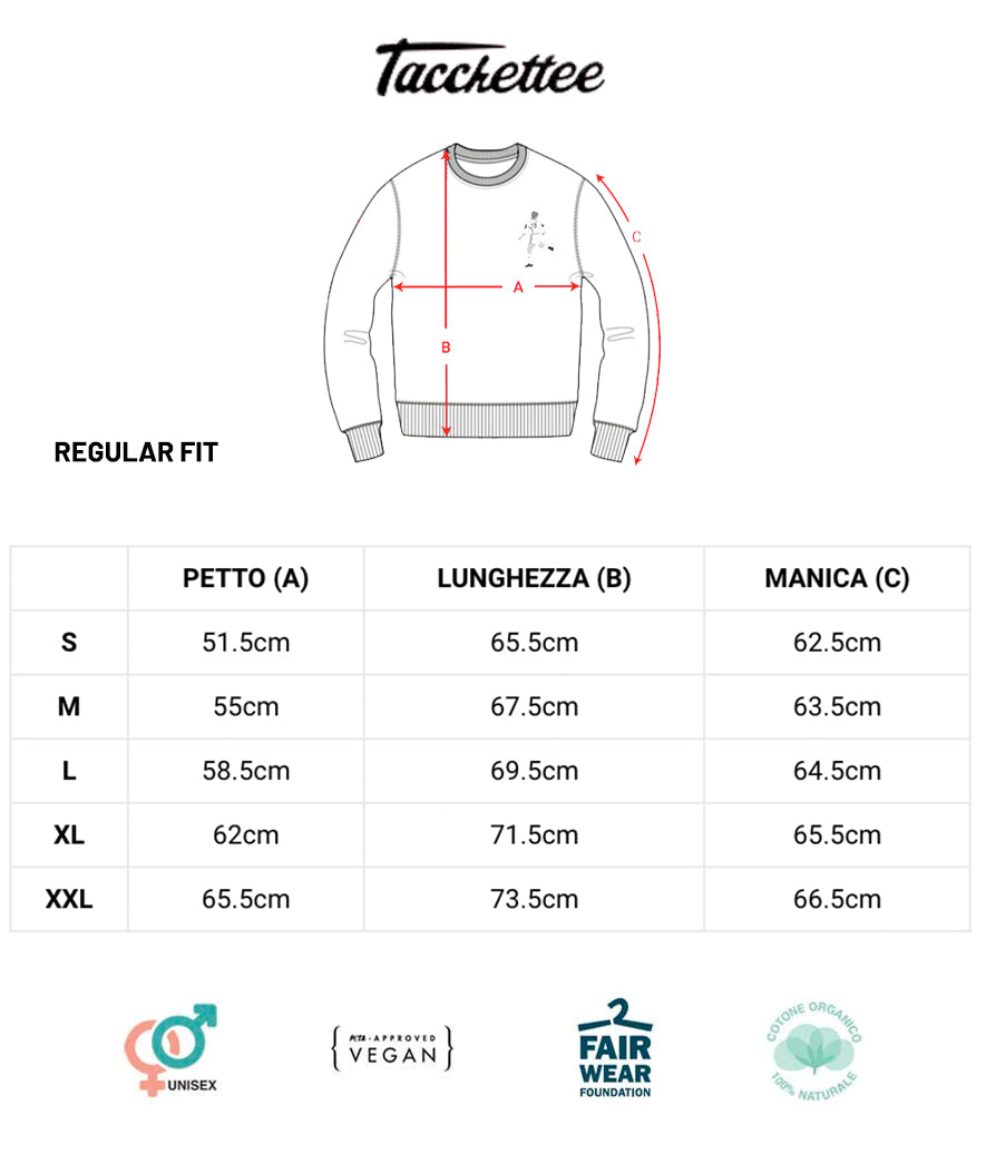TO BE CRAZY Tacchettee X La Gazzetta dello Sport Crew-neck sweatshirt with application