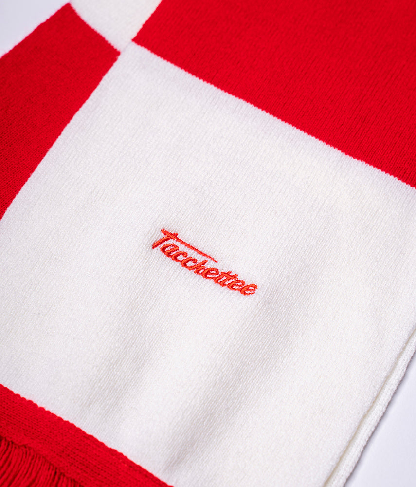 THE WHITE AND RED SCARF Scarf