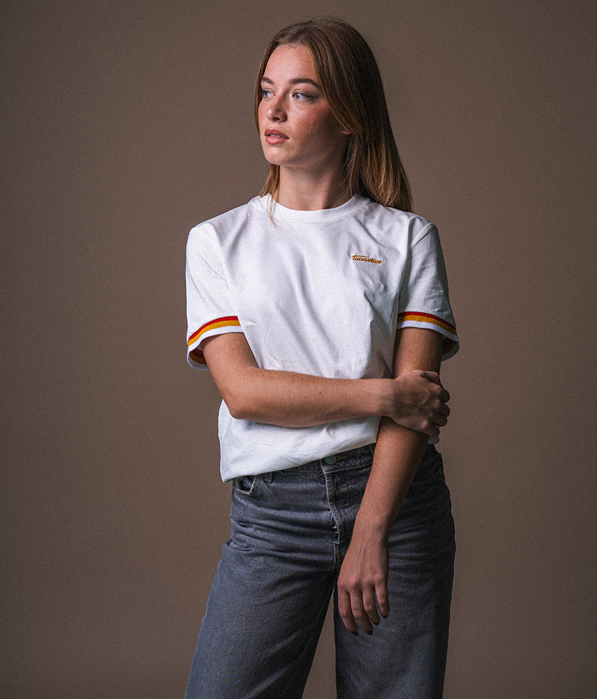 NO-LOOK BACK 1996 T-shirt cap&sew
