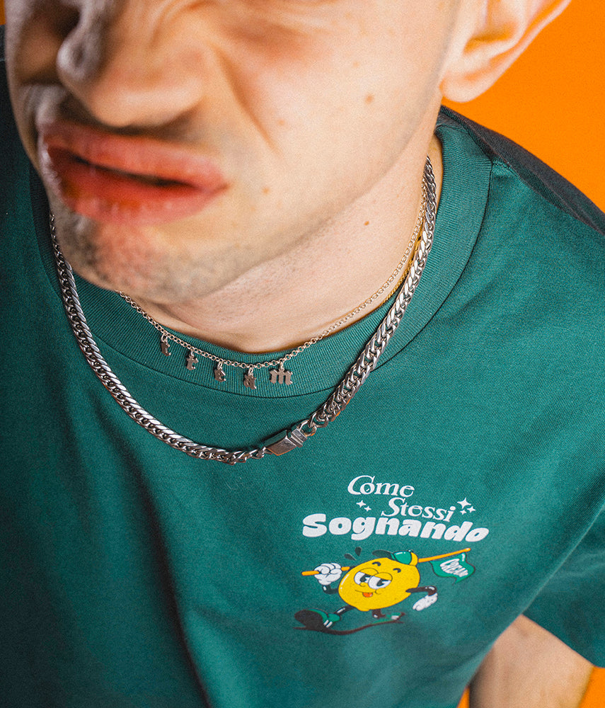 GREEN AND YELLOW Printed T-shirt