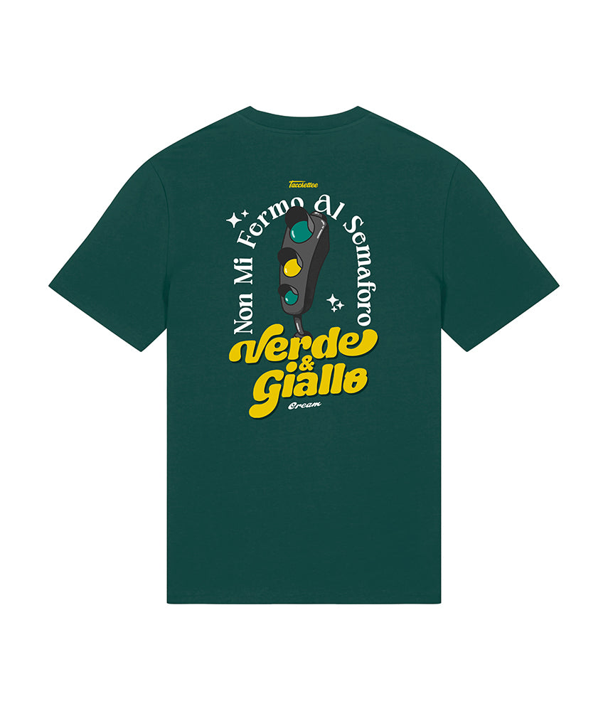 GREEN AND YELLOW Printed T-shirt