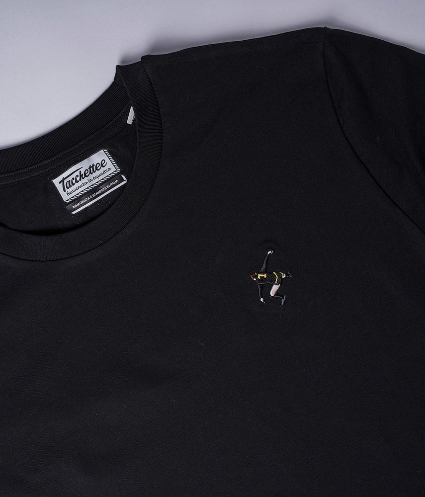 THE KING T-shirt ricamata