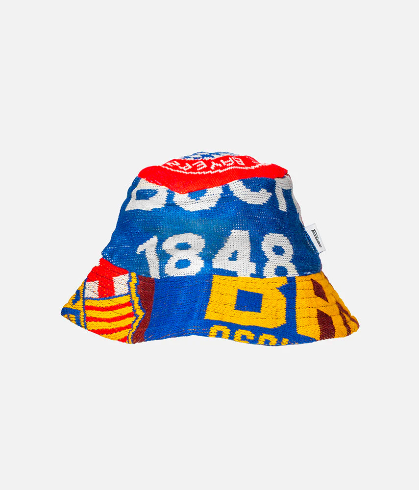 <tc>RECUPERO 1of25 Pre-loved scarves custom bucket hat</tc>