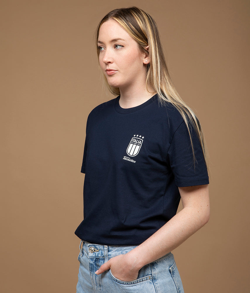 BLU MARINA Italia FIGC T-shirt